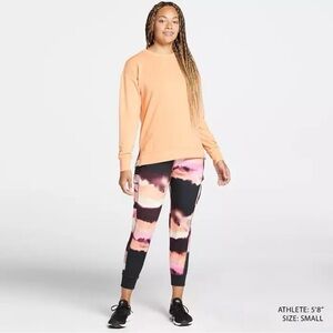 Alpine Design Women's Panorama Crew Sweatshirt in Bright Orange